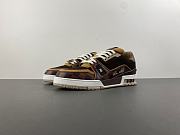 Louis Vuitton LV trainer coffee  - 1