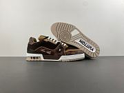 Louis Vuitton LV trainer coffee  - 5
