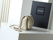 Saint Laurent Niki Mini leather shoulder white - size: 22X16X7.5cm - 4