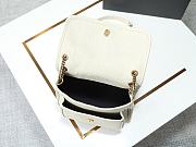 Saint Laurent Niki Mini leather shoulder white - size: 22X16X7.5cm - 6