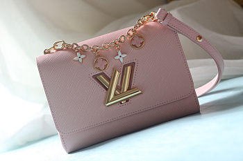 LV Twist PM Epi Leather pink - size: 17x9.5x23cm