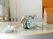 Louis Vuitton Multi Pochette Accessoires 'Lagoon Blue' - size: 24x13.5x4cm  - 6