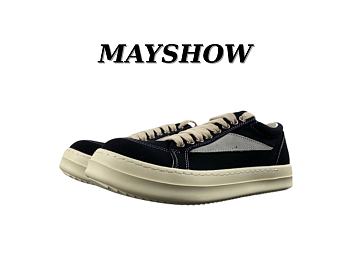 Rick Owens Strobe Vintage Low Black Suede RU01C4897 
