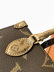 LOUIS VUITTON OnTheGo BB Monogram Reverse Canvas Handbag Brown size 18.0x15.0x8.5 cm - 5