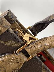 LOUIS VUITTON OnTheGo BB Monogram Reverse Canvas Handbag Brown size 18.0x15.0x8.5 cm - 3