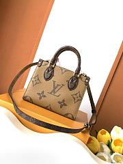 LOUIS VUITTON OnTheGo BB Monogram Reverse Canvas Handbag Brown size 18.0x15.0x8.5 cm - 2