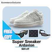 Louis Vuitton Nike Air Force 1 Low By Virgil Abloh White - 1A9V87 - 1