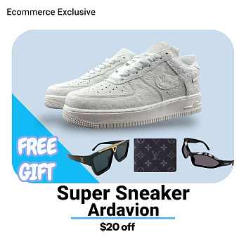Louis Vuitton Nike Air Force 1 Low By Virgil Abloh White - 1A9V87