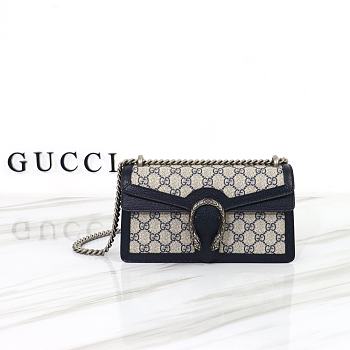Gucci Dionysus Small Monogram Navy size 25x13.5x7cm