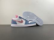 Air Jordan 1 Low SE Denim Sequin (GS)  HQ2001-400 - 5