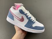 Air Jordan 1 Low SE Denim Sequin (GS)  HQ2001-400 - 2