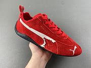 Balenciaga x Puma Speedcat Suede Distressed Red White 847146WSDSD6910  - 2