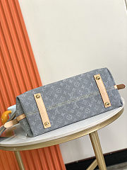 Louis Vuitton LV CarryAll MM Monogram Denim size 39.0 x 30.0 x 15.0cm  - 5