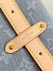 Louis Vuitton LV CarryAll MM Monogram Denim size 39.0 x 30.0 x 15.0cm  - 3