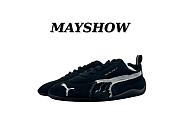 Balenciaga x Puma Speedcat Suede Distressed Black White 847146WSDSD1090 - 1