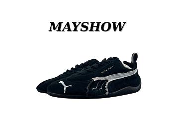 Balenciaga x Puma Speedcat Suede Distressed Black White 847146WSDSD1090