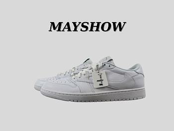 Air Jordan 1 Retro Low OG SP Travis Scott Michael Rubin White Party (Friends and Family) TD1228-111