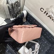 Chanel Mini Rectangular Flap Bag Peach Lambskin size 20cm - 3