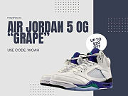  Air Jordan 5 OG “Grape” - HQ7978-100 - 1