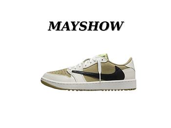 Air Jordan 1 Retro Low Golf Travis Scott Neutral Olive FZ3124-200