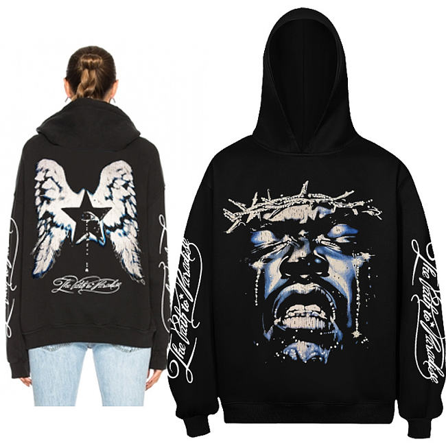  Hellstar Wings Hoodie black color - 1