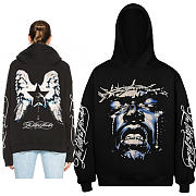  Hellstar Wings Hoodie black color - 1