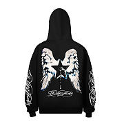  Hellstar Wings Hoodie black color - 5