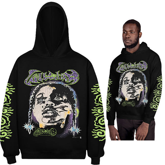  Hellstar Amen Hoodie black color - 1