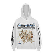 Hellstar All Star Hoodie white color - 4