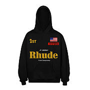 Rhude Pirelli Hoodie black color - 5