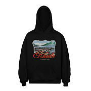 Rhude Como Hoodie Black color - 2