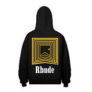 Rhude Chevron Logo Repeat black color - 5