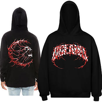 Dceand Alien Hoodie black color