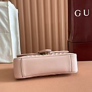 Gucci Marmont Matelasse Shoulder Bag Pink Gold size 26x15x7cm - 4