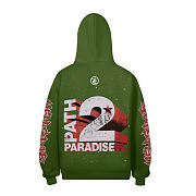 Hellstar Black Killer Mask Hoodie green color - 3