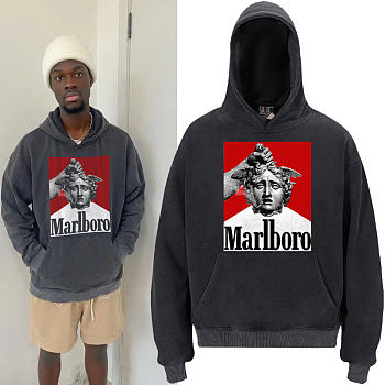 Saint vitage Marlboro Hoodie black color