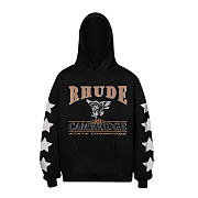 Rhude Cambridge State Champions Hoodie black color  - 6