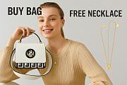 FF Logo Mania bag size 25cm - free Fendi necklace  - 2