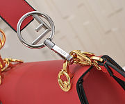 FF Logo Mania red bag size 25cm - free Fendi necklace - 3