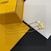 FF Logo Mania red bag size 25cm - free Fendi necklace - 4