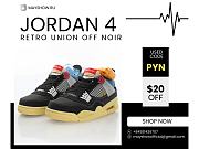 Air Jordan 4 Retro Union Off Noir - DC9533-001 - 1