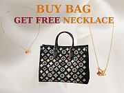 LV Louis Vuitton On the go bag size 34x26x13cm - free LV necklace - 1