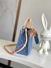 Louis Vuitton LV OnTheGo PM Monogram Denim size 25×19×11.5cm - free LV necklace - 3