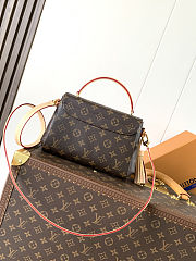 Louis Vuitton LV Monogram Canvas Croisette Bag size 25x17x9.5cm - free LV necklace - 5