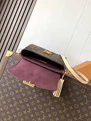 Louis Vuitton LV Monogram Canvas Croisette Bag size 25x17x9.5cm - free LV necklace - 4