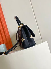 Louis Vuitton Black Bicolor Giant Empreinte Leather Madeleine BB Shoulder Bag size 30x19.5x11cm - free LV necklace - 3