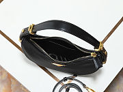 Prada Arqué Leather Shoulder Black Bag size 22.5x18.5x6.5cm  - free Prada necklace - 3