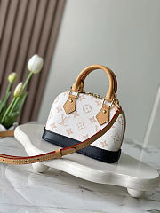 Louis Vuitton Nano Alma bag in Monogram Dune canvas size 18x12x8cm - free LV necklace - 2