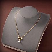 Dior Gray Mini Crystal Embellished Satin Lady Dior Grey size 17cm - free Dior necklace - 6
