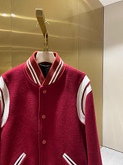 YSL SLP classic woolen lambskin baseball jacket - 5
